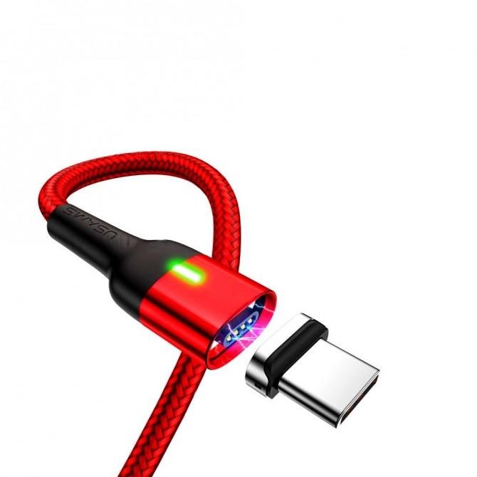 Кабель Usams U28 US-SJ327 Type-C Червоний-2