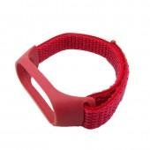 Ремешок для Xiaomi Band 3/4 Nylon design Crimson