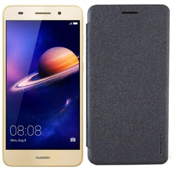 Чехол NILLKIN Sparkle series для Huawei Y6 II Черный