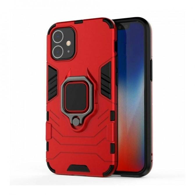 Чохол HONOR Hard Defence Series для iPhone 12/12 Pro Red (with magnet)-1