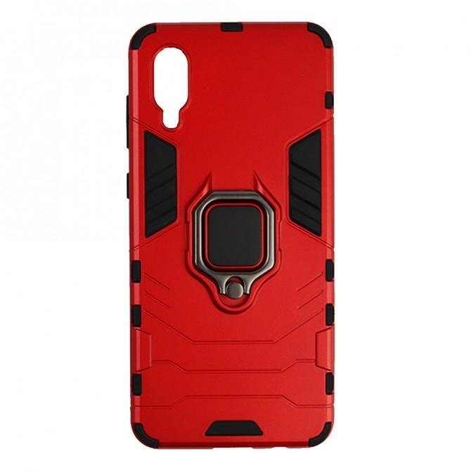 Чохол HONOR Hard Defence Series для Samsung A022 Galaxy A02 Red (з тримачем)-1