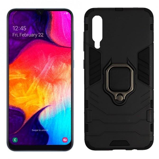 Чохол HONOR Hard Defence Series для Samsung A307/A505 Galaxy A30s/A50 Black (з тримачем)
