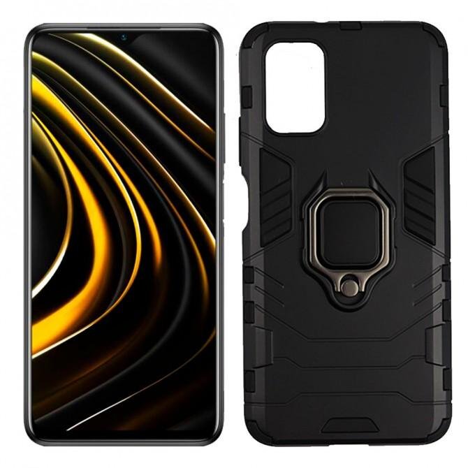Чехол HONOR Hard Defence Series для Xiaomi Poco M3 Black (с держателем)