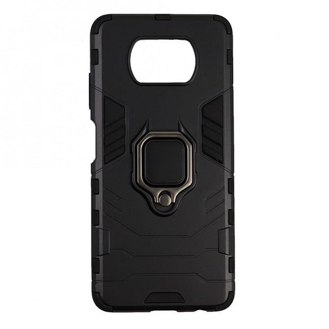 Чехол HONOR Hard Defence Series для Xiaomi Poco X3 Black (с держателем)-1