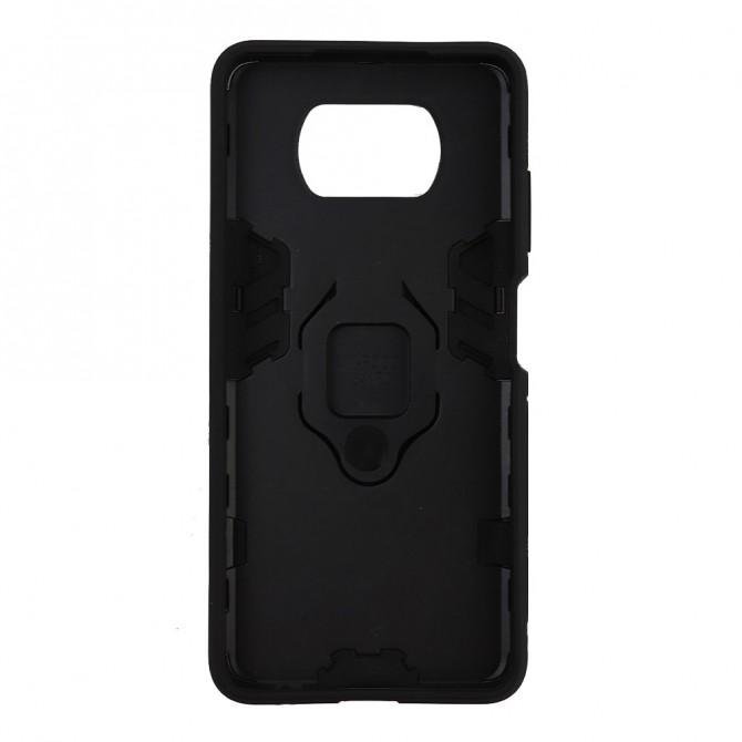 Чехол HONOR Hard Defence Series для Xiaomi Poco X3 Black (с держателем)-2