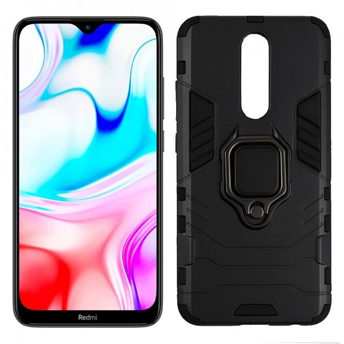 Чохол HONOR Hard Defence Series для Xiaomi Redmi 8a Black (з тримачем)