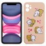 Чохол Funny Animals series для iPhone 11 Pink Sand Bears