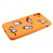 Чехол Funny Animals series для iPhone 11 Pro Max Orange Lazy Cat Чехол Funny Animals series для iPhone 11 Pro Max Orange Lazy Cat