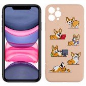 Чохол Funny Animals series для iPhone 11 Pro Max Pink Sand Corgi Чохол Funny Animals series для iPhone 11 Pro Max Pink Sand Corgi