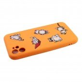 Чехол Funny Animals series для iPhone 11 Pro Orange Lazy Cat Чехол Funny Animals series для iPhone 11 Pro Orange Lazy Cat