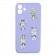 Чехол Funny Animals series для iPhone 12 Violet Kitty