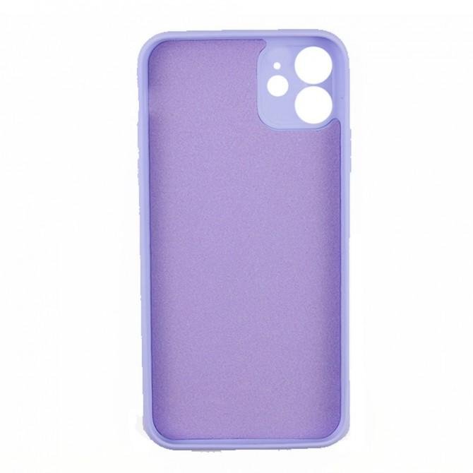 Чехол Funny Animals series для iPhone 12 Violet Kitty-2