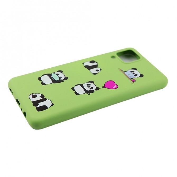 Чехол Funny Animals series для Samsung A125 Galaxy A12 Green Panda-4