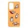 Чохол Funny Animals series для Samsung A525 Galaxy A52 Orange Lazy Cat