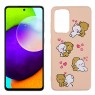 Чехол Funny Animals series для Samsung A525 Galaxy A52 Pink Sand Bears