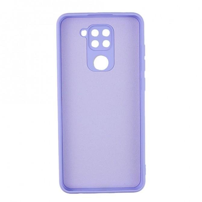 Чохол Funny Animals series для Xiaomi Redmi Note 9 Violet Kitty-2