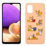 Чехол Funny Animals series для Samsung A325 Galaxy A32 Pink Sand Corgi