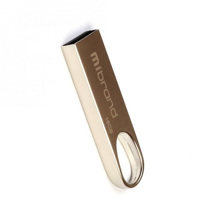 Флеш память Mibrand Irbis 16Gb Серебряный-1