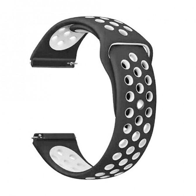 Ремешок универсальный 22mm Sport Nike Черный/Белый