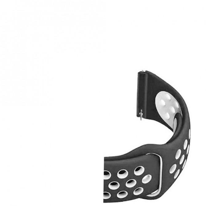 Ремешок универсальный 22mm Sport Nike Черный/Белый-2