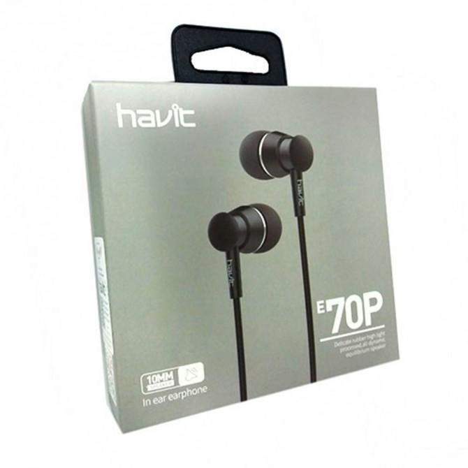 Наушники Havit HV-E70P Чёрный-2