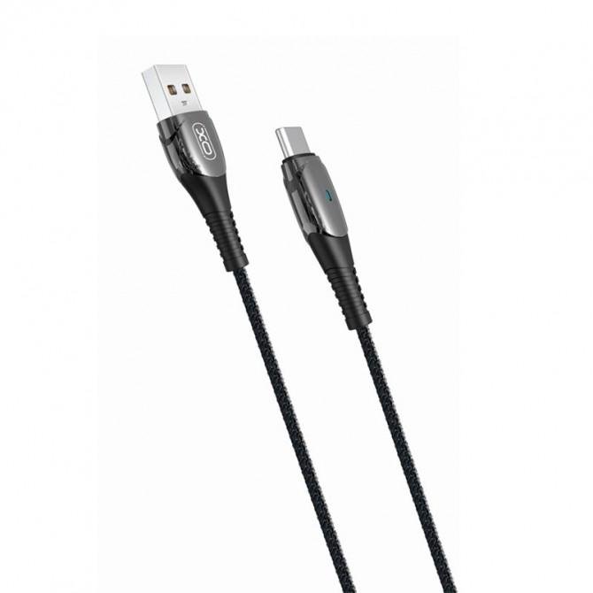 Кабель XO NB145 Smart Turn-Off Type-C 2.4A/1m Black