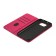 Чохол-книжка Lines Leather for Xiaomi Poco X3 Hot Pink