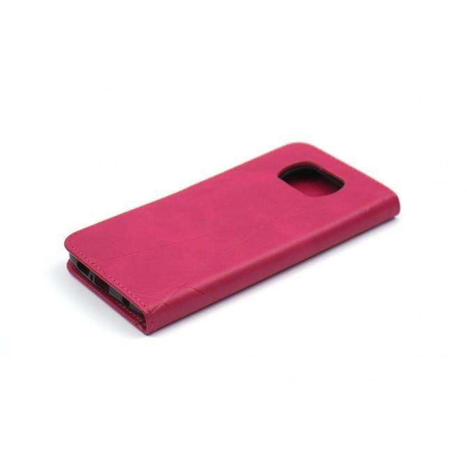 Чохол-книжка Lines Leather for Xiaomi Poco X3 Hot Pink-4