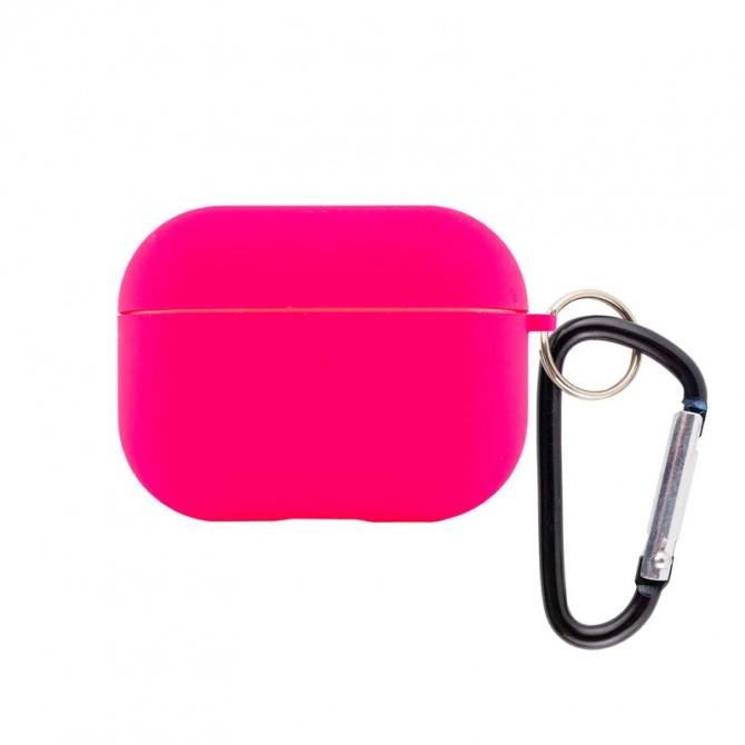 Чохол U-Like Silicone Protective Case For Airpods Pro Slim Hot Pink