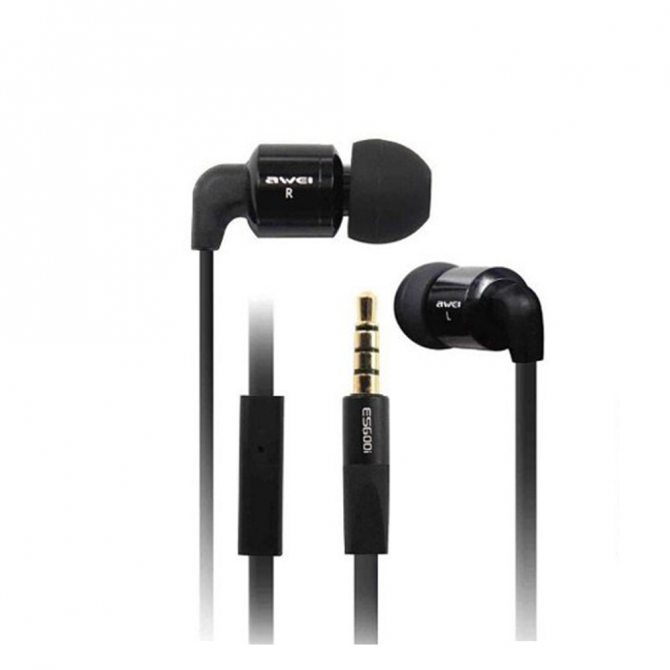 Наушники AWEI ES600M Чёрный-1