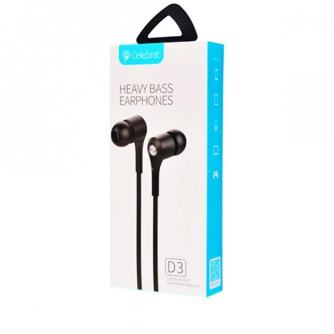 Навушники Celebrat D3 Чорний-2