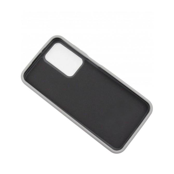 Кожаный чехол Leather Case Metal Buttons для Samsung Galaxy S24 Ultra Titanium Grey-2