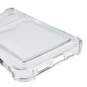 Чехол накладка-кардхолдер для iPhone 17 Прозрачный