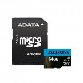 Карта памяти ADATA MicroSDXC 64GB Premier UHS-1 (Class 10) A1 (R-80Mb/s)+SD adapter