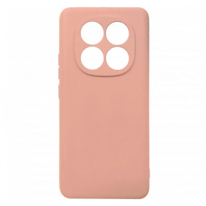 Силиконоый чехол для Xiaomi Redmi Note 14 Pro 5G Бежевый FULL