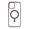 Чехол Color+MagSafe для iPhone 13 (07, Бордовый)