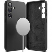 Силиконовый чехол Full Soft (MagSafe) Samsung Galaxy S24 Plus Черный FULL Силиконовый чехол Full Soft (MagSafe) Samsung Galaxy S24 Plus Черный FULL