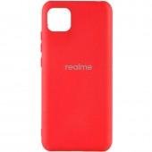 Чехол накладка Original Soft Case Realme C11 2021 Красный FULL