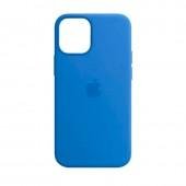 Силиконовый чехол для iPhone 15 Pro Capri Blue FULL