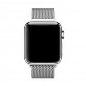 Ремiнець для Apple Watch 38/40mm Steel Milanese with Clasp Срібло