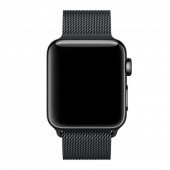 Ремінець для Apple Watch 38/40mm Steel Milanese з застібкой Чорний Ремінець для Apple Watch 38/40mm Steel Milanese з застібкой Чорний