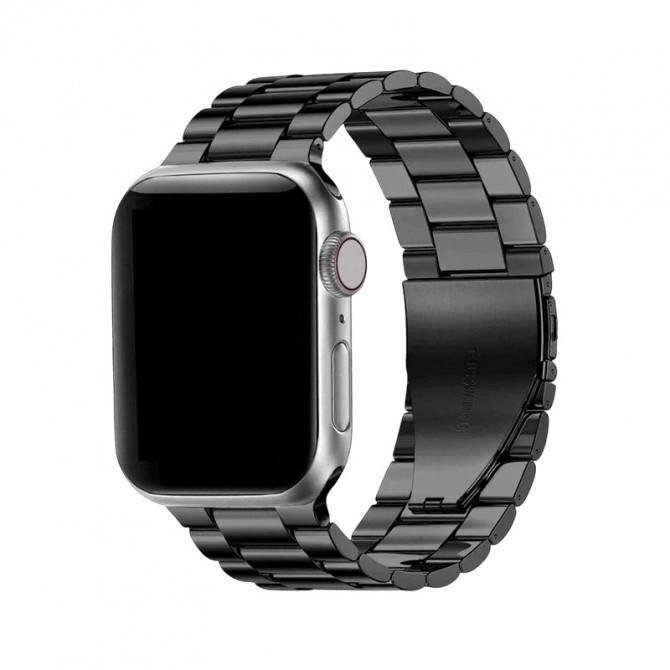 Ремешок для Apple Watch 42/44mm Steel Bead Black