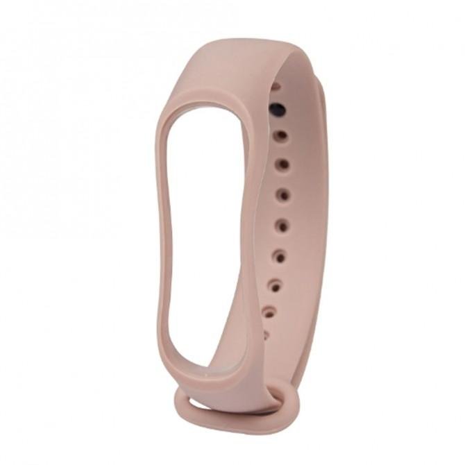 Ремешок для Xiaomi Mi Band 3/4 (Silicone) Pink Sand