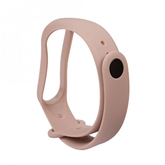 Ремешок для Xiaomi Mi Band 3/4 (Silicone) Pink Sand-1