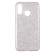 Чехол Silicone 3in1 Блёстки для Huawei P20 Lite Pink Чехол Silicone 3in1 Блёстки для Huawei P20 Lite Pink