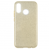 Чехол Silicone 3in1 Блёстки для Huawei P20 Lite Gold Чехол Silicone 3in1 Блёстки для Huawei P20 Lite Gold