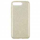Чехол Silicone 3in1 Блёстки для Huawei Y6 2018 Gold Чехол Silicone 3in1 Блёстки для Huawei Y6 2018 Gold
