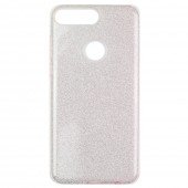 Чехол Silicone 3in1 Блёстки для Huawei Y7 2018 Pink Чехол Silicone 3in1 Блёстки для Huawei Y7 2018 Pink