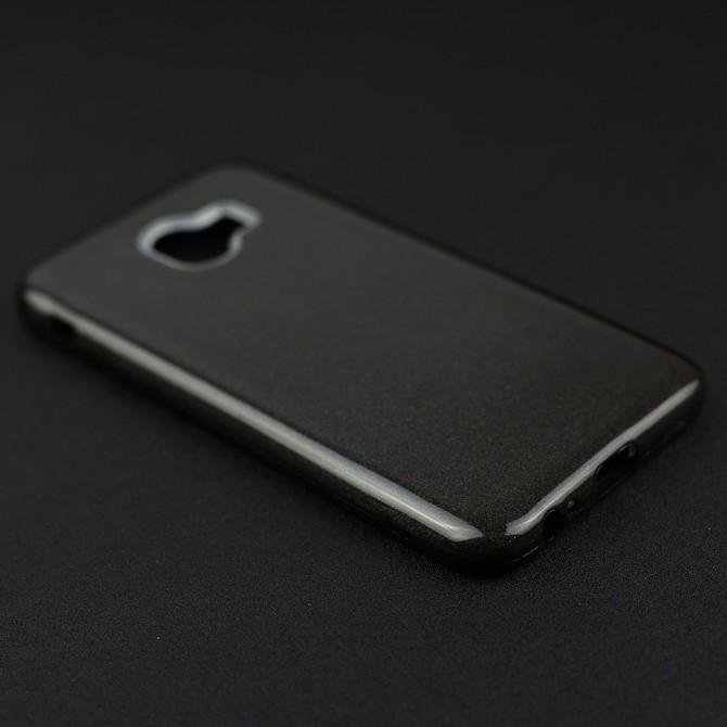 Чехол Silicone 3in1 Блёстки для Samsung J400 Чёрный-3