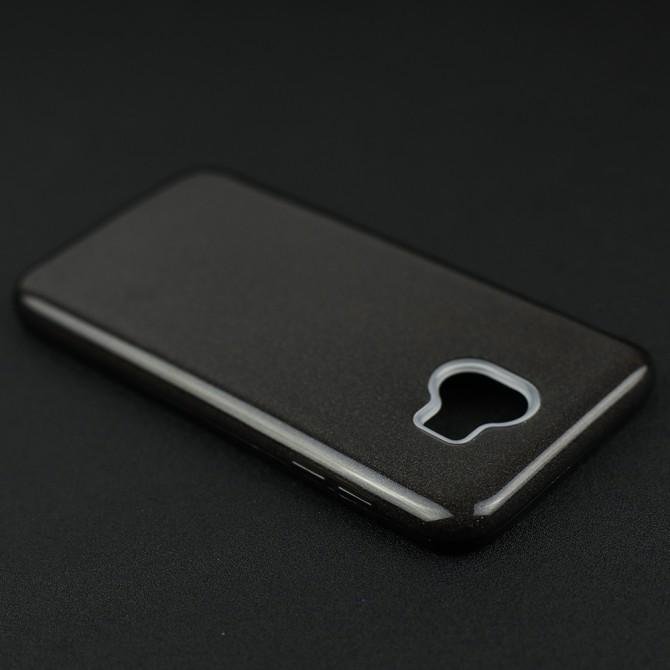 Чехол Silicone 3in1 Блёстки для Samsung J400 Чёрный-4